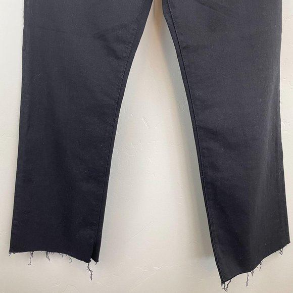 AG black Rhett high waisted straight crop jeans 30 - Picture 6 of 14
